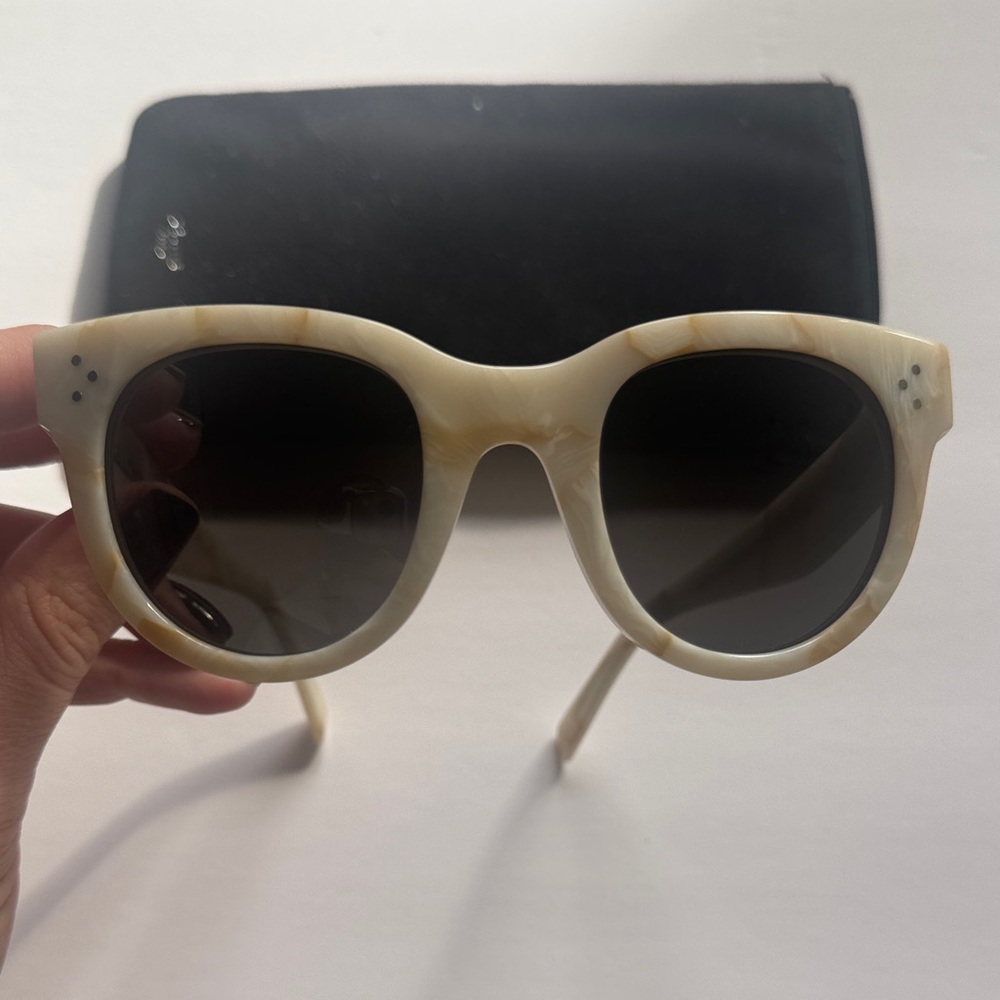 Celine Marble-Effect Sunglasses - image 4